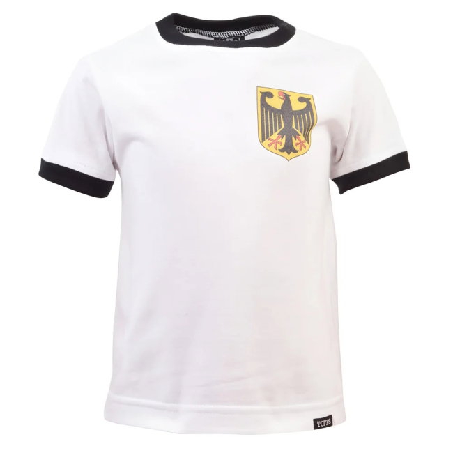 Kids West Germany 12th Man - White/Black Ringer (Your Name)-League Fan Gear