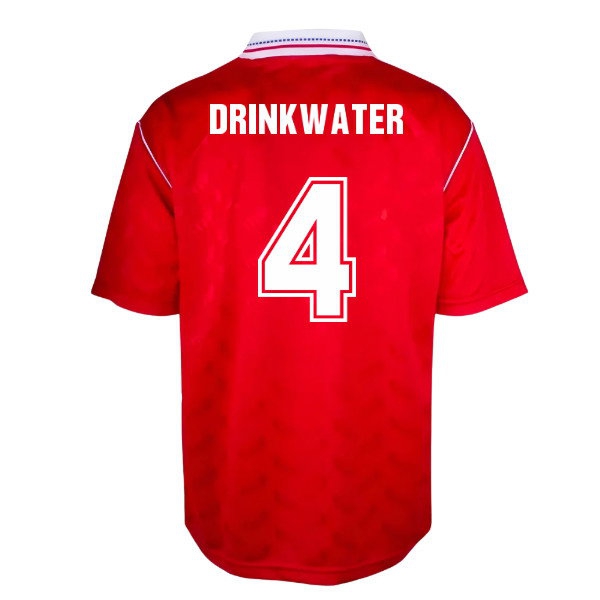 Leicester City 1990 Bukta Drinkwater #4 Third Shirt-League Fan Gear