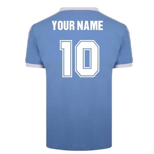 Manchester City 1976 League Cup Winners Shirt (Your Name)-League Fan Gear
