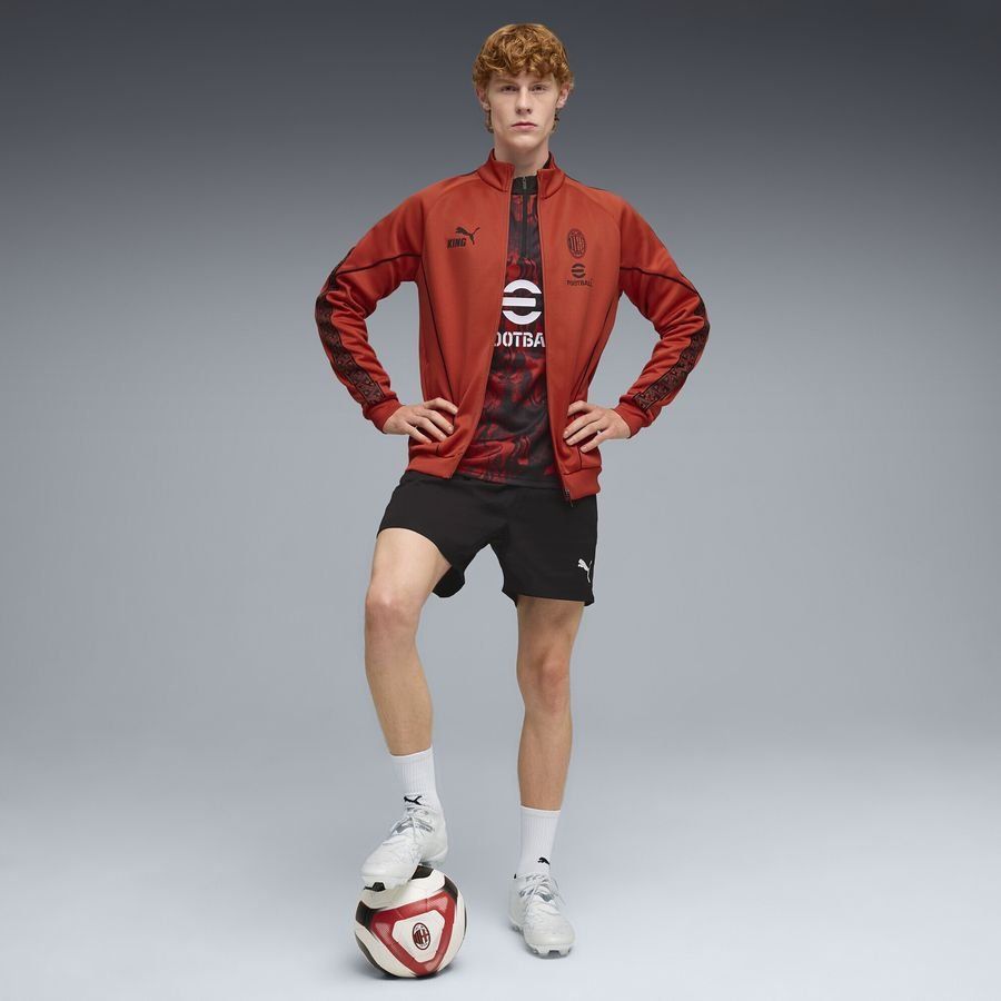 Milan Track Jacket King Anthem - Red Fire/ Black-League Fan Gear