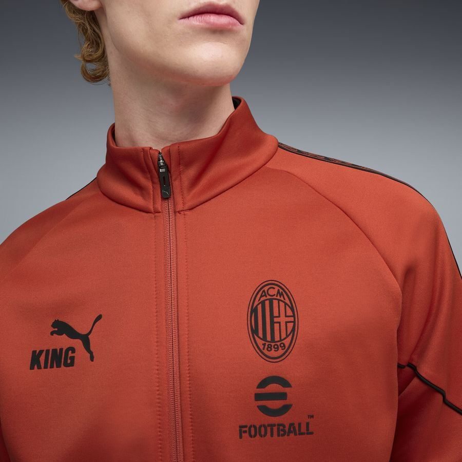 Milan Track Jacket King Anthem - Red Fire/ Black-League Fan Gear