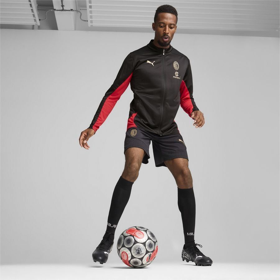 Milan Training Jacket - Black/For All Time Red-League Fan Gear