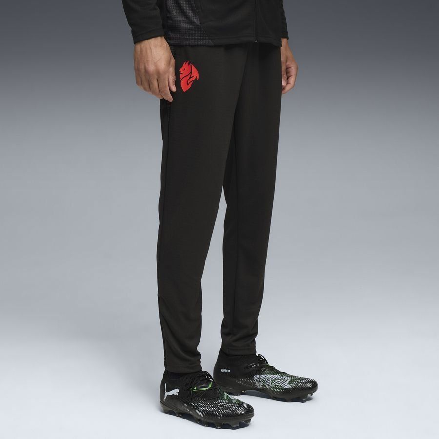 Milan Training Trousers - Black/For All Time Red-League Fan Gear