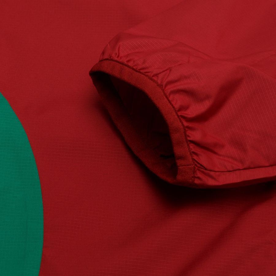 Morocco Jacket Pre Match Woven Anthem Africa Cup of Nations 2025 - Intense Red/Archive Green-League Fan Gear