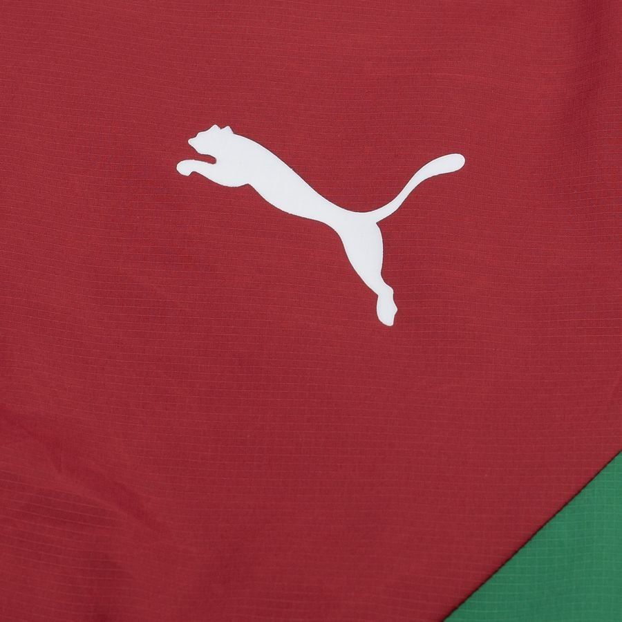 Morocco Training Trousers Pre Match Woven Africa Cup of Nations 2025 - Intense Red/Archive Green-League Fan Gear