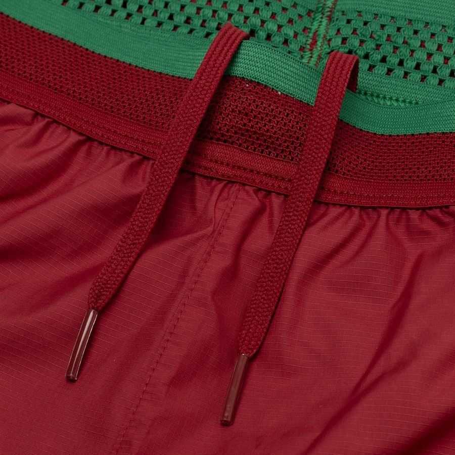 Morocco Training Trousers Pre Match Woven Africa Cup of Nations 2025 - Intense Red/Archive Green-League Fan Gear
