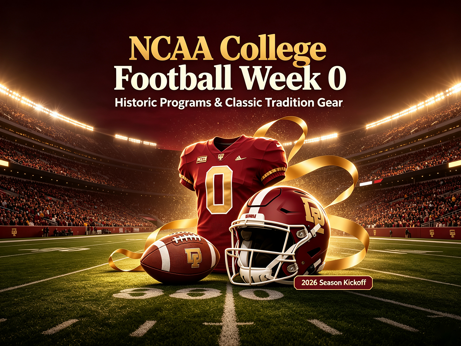 NCAA College Football Week 0: Historic Programs & Classic Tradition Gear-League Fan Gear