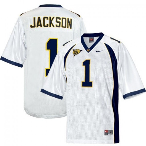 California Golden Bears #1 Desean Jackson White Youth Jersey-League Fan Gear