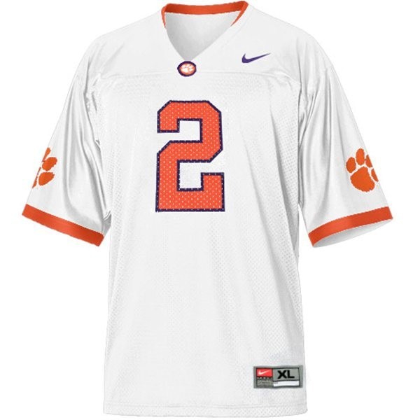 Clemson Tigers #2 Sammy Watkins White Youth Jersey-League Fan Gear