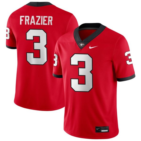 Men Georgia Bulldogs #3 Nate Frazier Red Stitch Jerseys-League Fan Gear