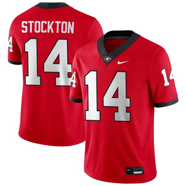 Men Georgia Bulldogs #14 Gunner Stockton Red Stitch Jersey-League Fan Gear