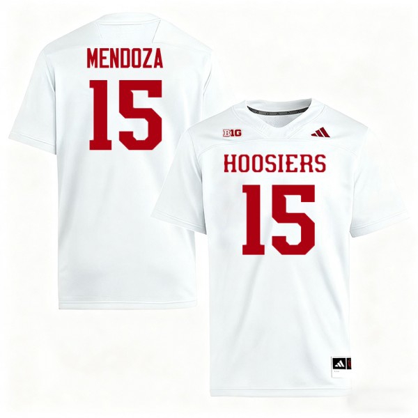 Indiana Hoosiers #15 Fernando Mendoza Men Stitch - White Jersey-League Fan Gear