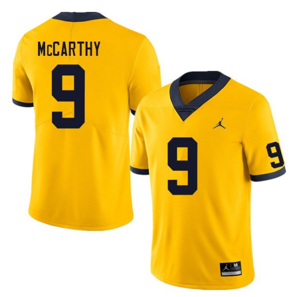 Brand Michigan Wolverines J.j. Mccarthy #9 Yellow Men Limited Jersey-League Fan Gear