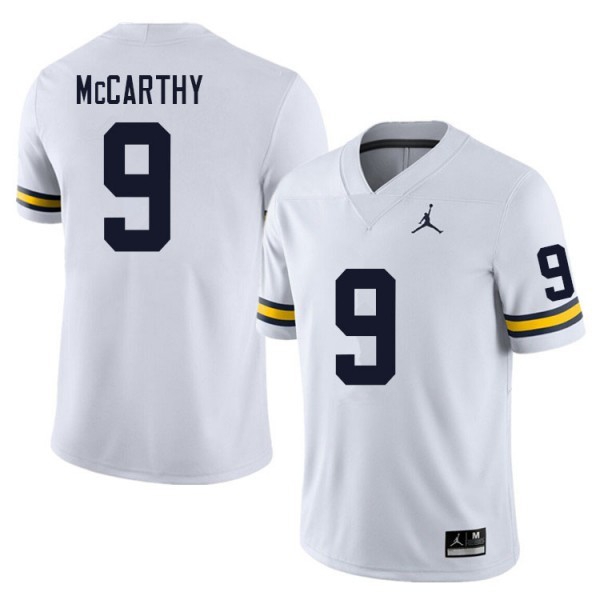 Brand Michigan Wolverines J.j. Mccarthy #9 White Men Limited Jersey-League Fan Gear