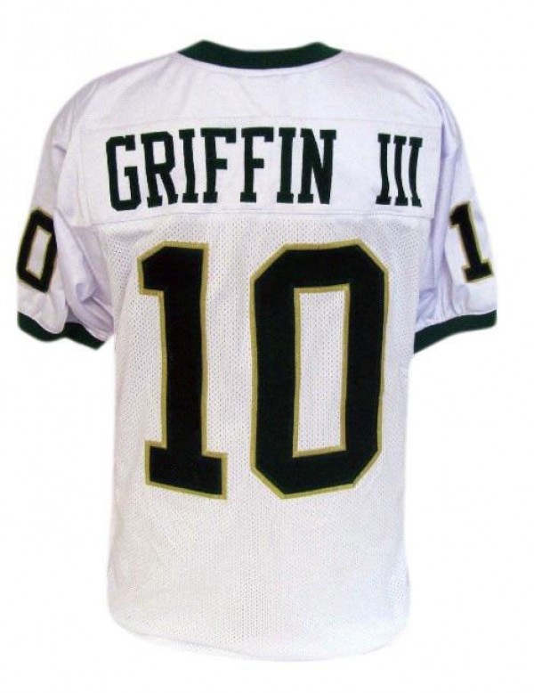 Baylor Bears #10 Robert Griffin Iii White Youth Jersey