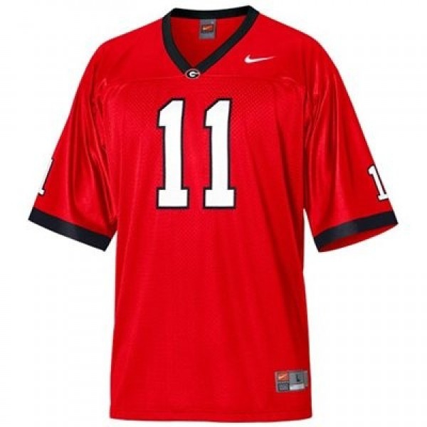 Georgia Bulldogs #11 Aaron Murray - Red Youth Jersey-League Fan Gear