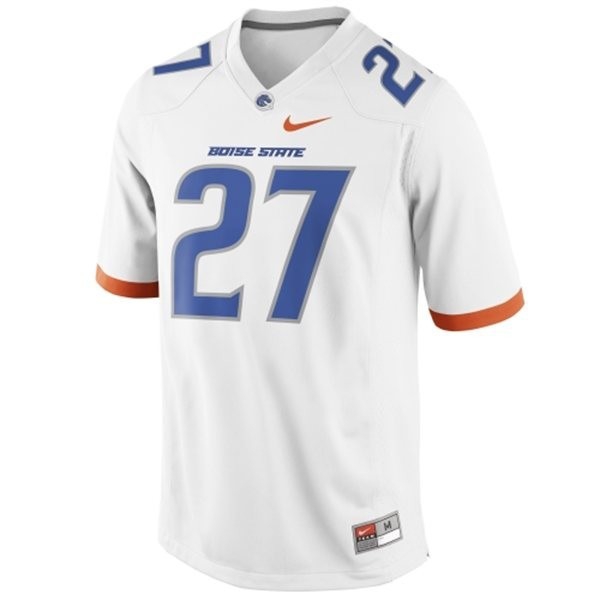 Boise State Broncos #27 Jay Ajayi White Youth Jersey