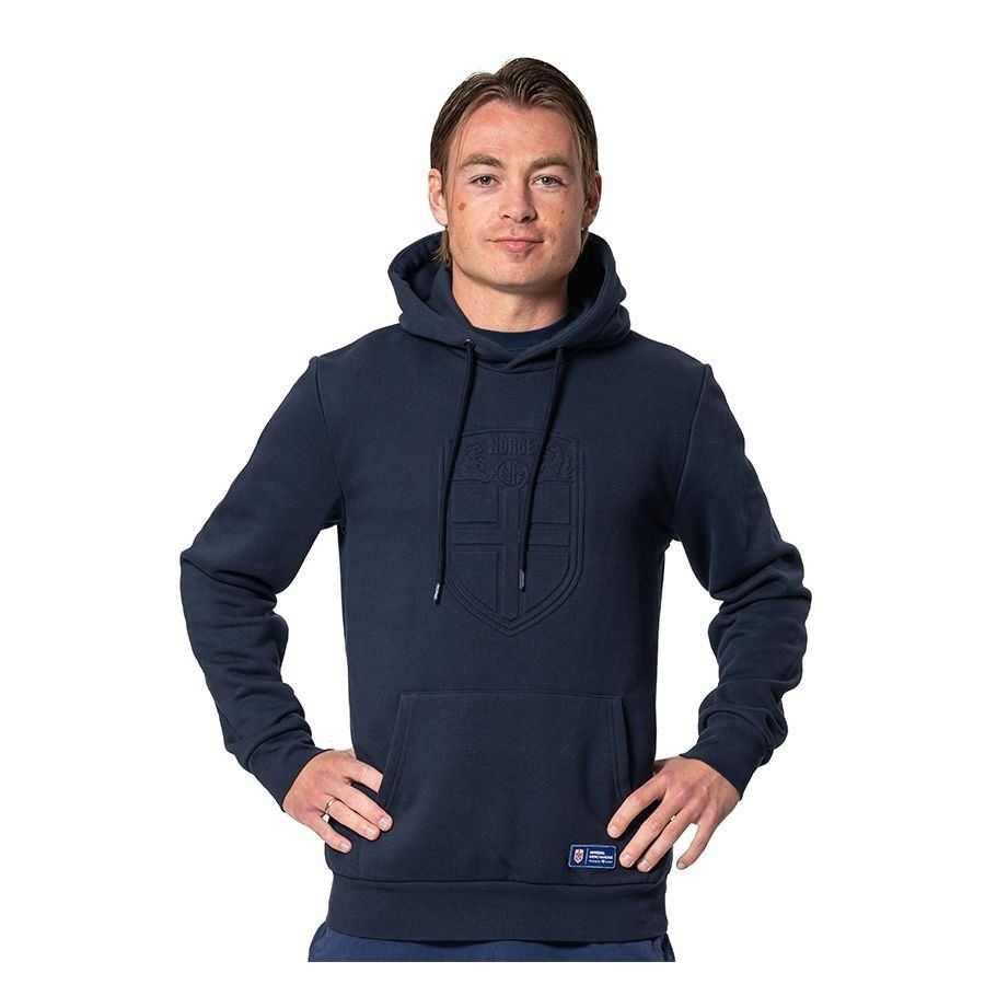 Norway Crest Hoodie - Navy-League Fan Gear