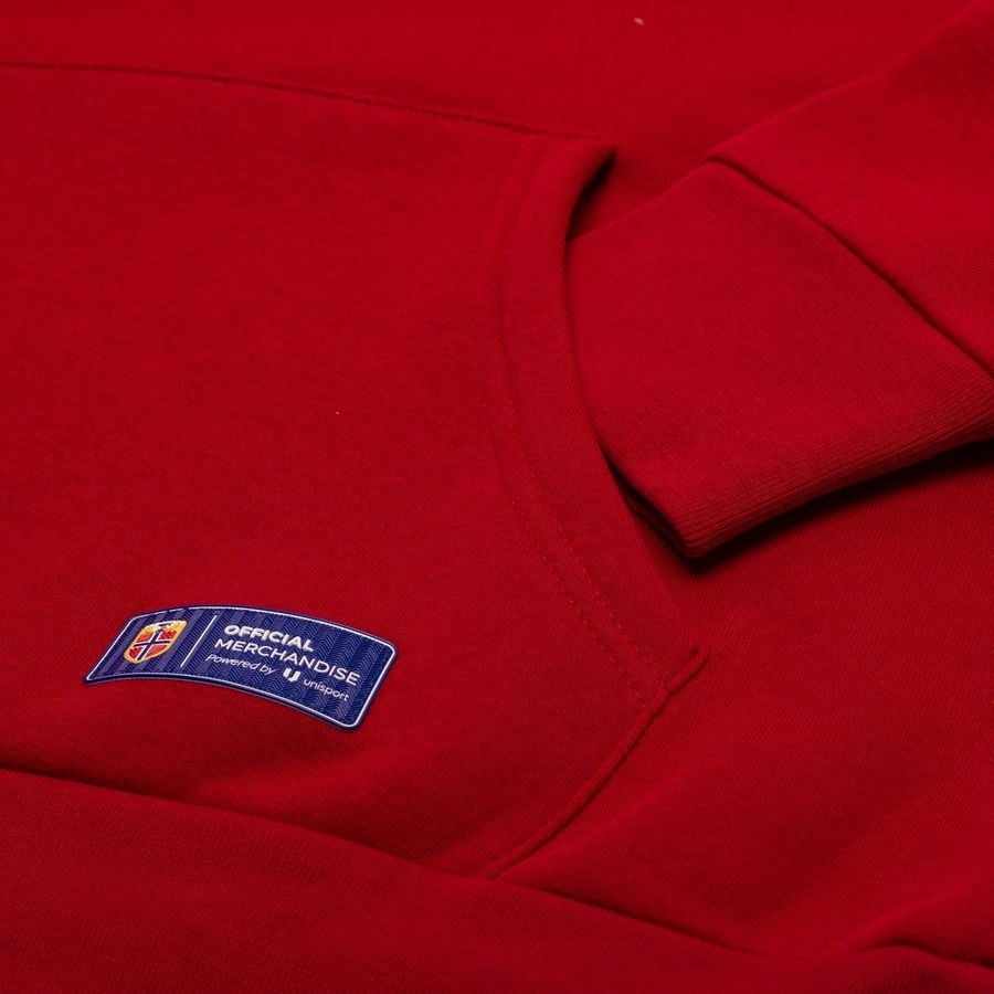 Norway Crest Hoodie - Red-League Fan Gear