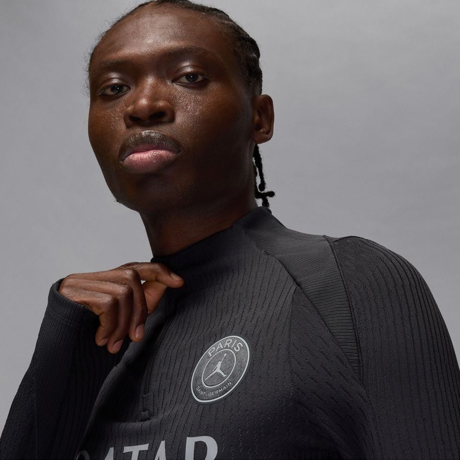 Paris Saint Germain Training Shirt Dri-FIT ADV Strike Elite Drill 4th x PSG - Particle Grey/Off Noir-League Fan Gear