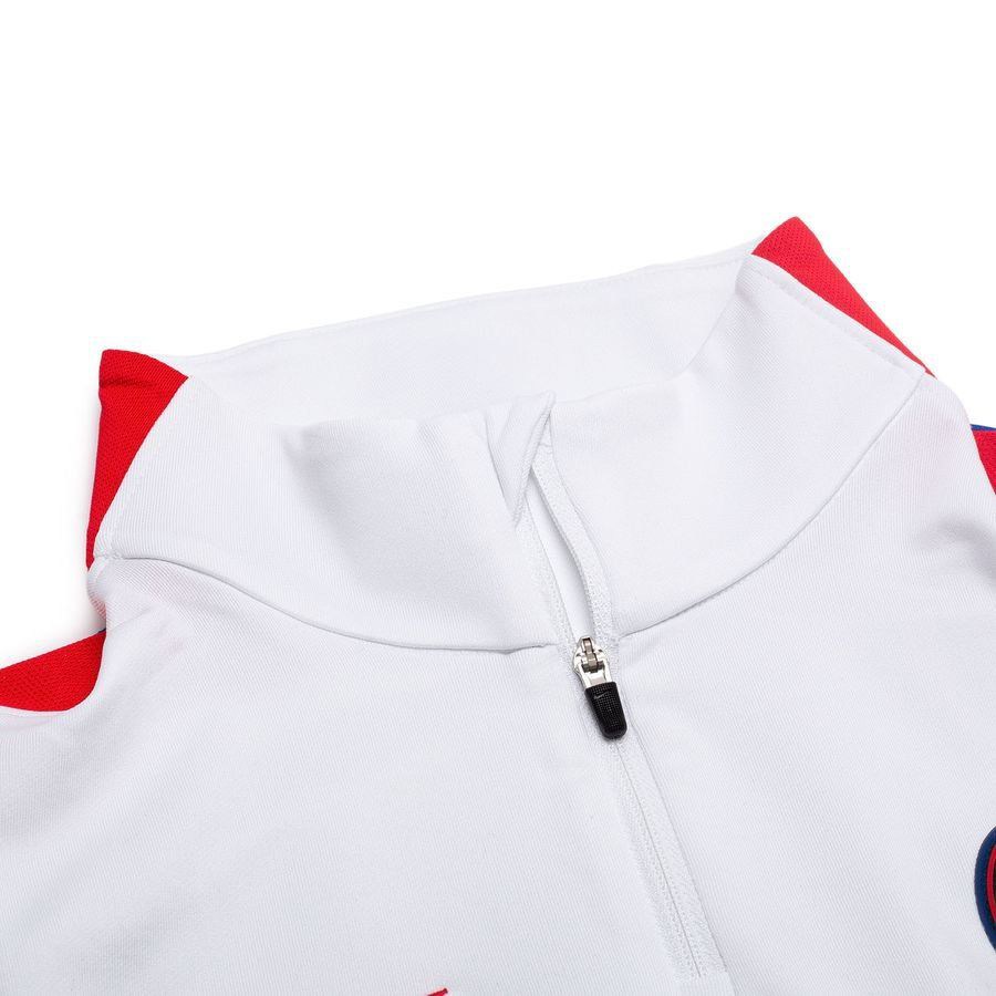 Paris Saint Germain Training Shirt Dri-FIT Strike Drill - White/Global Red-League Fan Gear