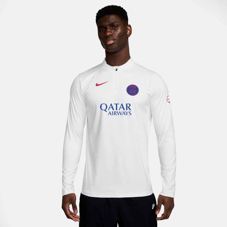Paris Saint Germain Training Shirt SF Strike Drill 3rd - White/Global Red-League Fan Gear