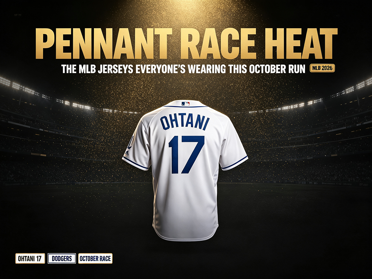 Pennant Race Heat The MLB Jerseys Everyone's Wearing This October Run
