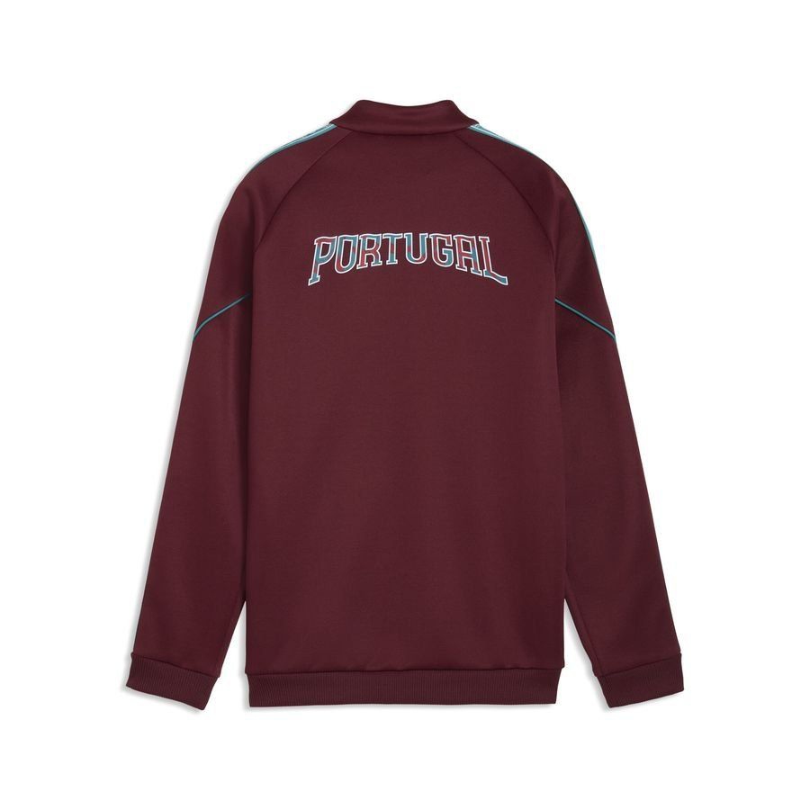 Portugal Track Jacket King Anthem World Cup 2026 - Ruby Shimmer Kids-League Fan Gear
