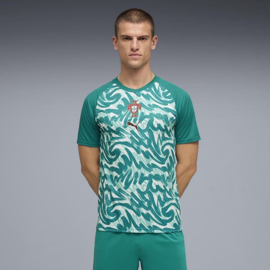 Portugal Training T-Shirt Pre Match World Cup 2026 - Green Lagoon-League Fan Gear