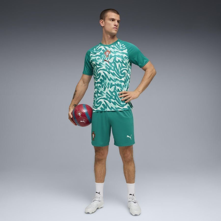 Portugal Training T-Shirt Pre Match World Cup 2026 - Green Lagoon-League Fan Gear
