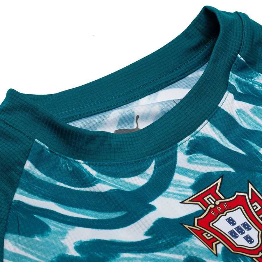 Portugal Training T-Shirt Pre Match World Cup 2026 - Green Lagoon Kids-League Fan Gear