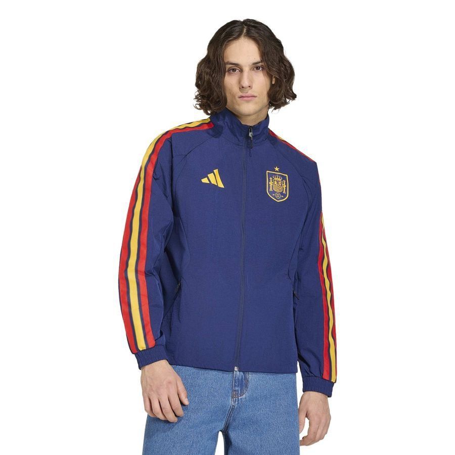 Spain Jacket Anthem World Cup 2026 - Dark Blue-League Fan Gear