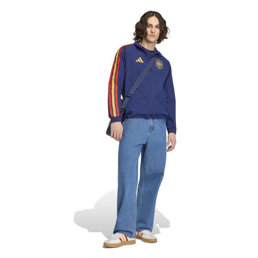 Spain Jacket Anthem World Cup 2026 - Dark Blue-League Fan Gear