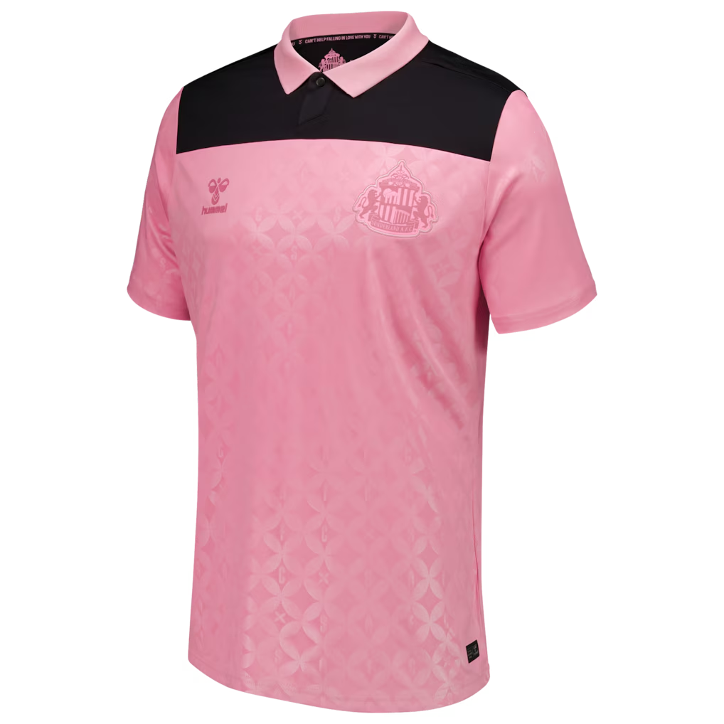 Sunderland x Elvis Away 2026/27 Pink And Black Shirt 