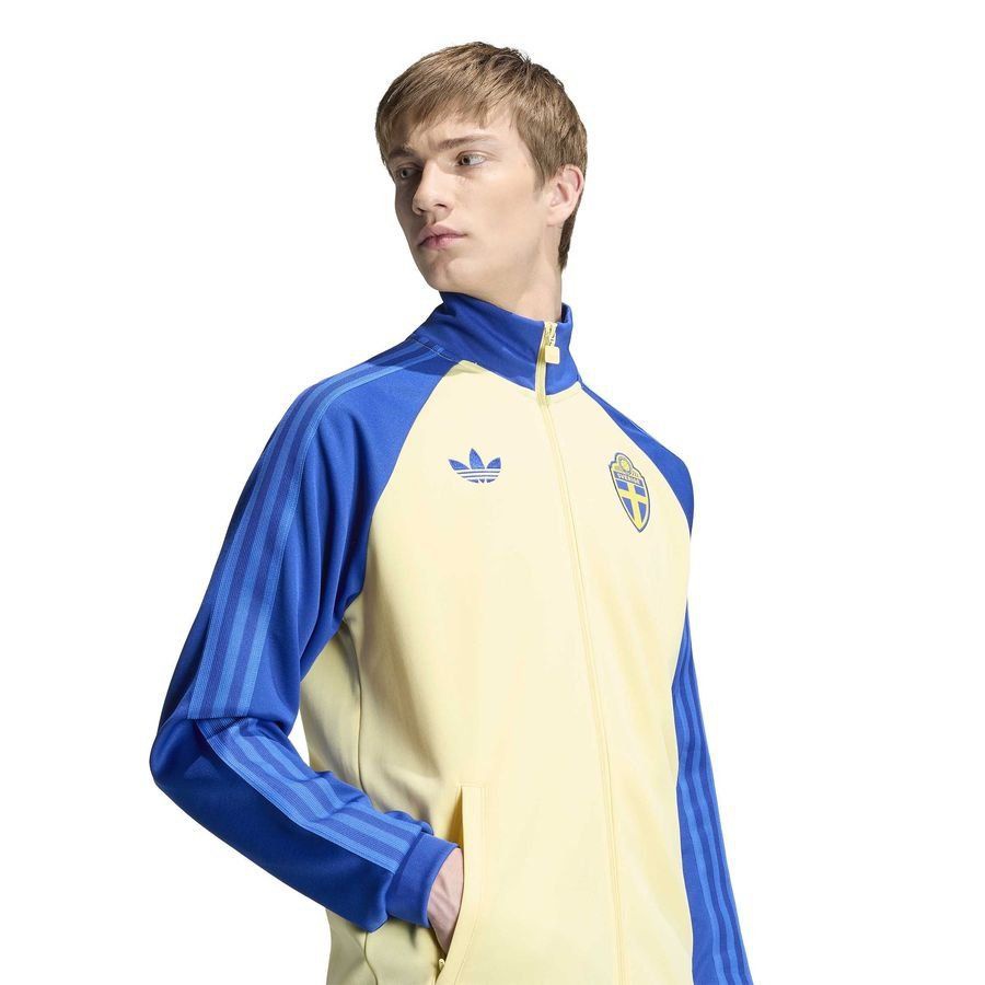 Sweden Track Top OG World Cup 2026 - Almost Yellow/Royal Blue-League Fan Gear