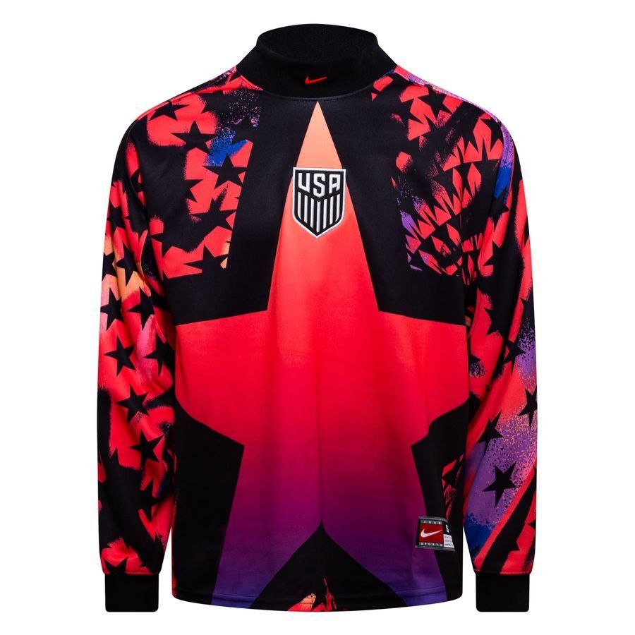 USA Goalkeeper Shirt Pro Edition Hollywood Goalkeepers - Bright Crimson/Black-League Fan Gear