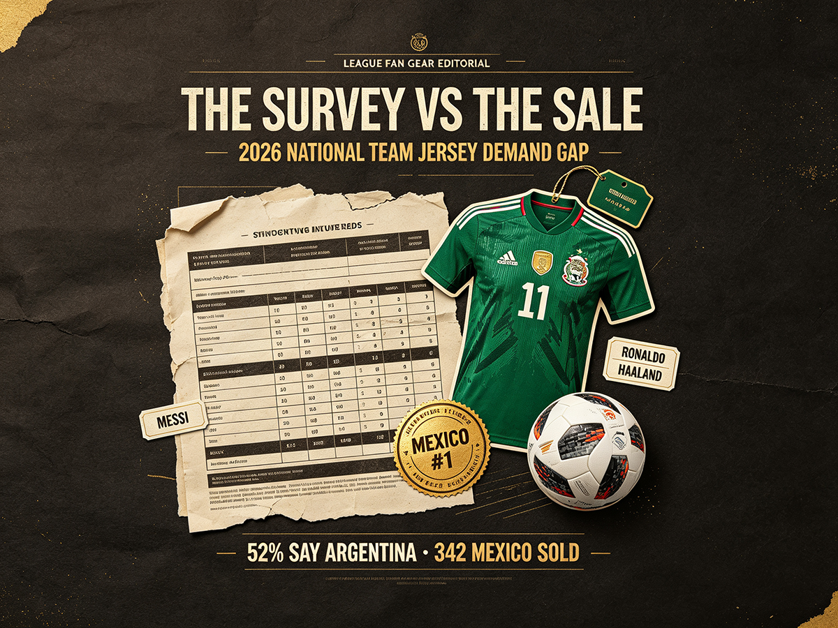 What America Says It Wants vs What It Actually Buys The 2026 Jersey Demand Gap