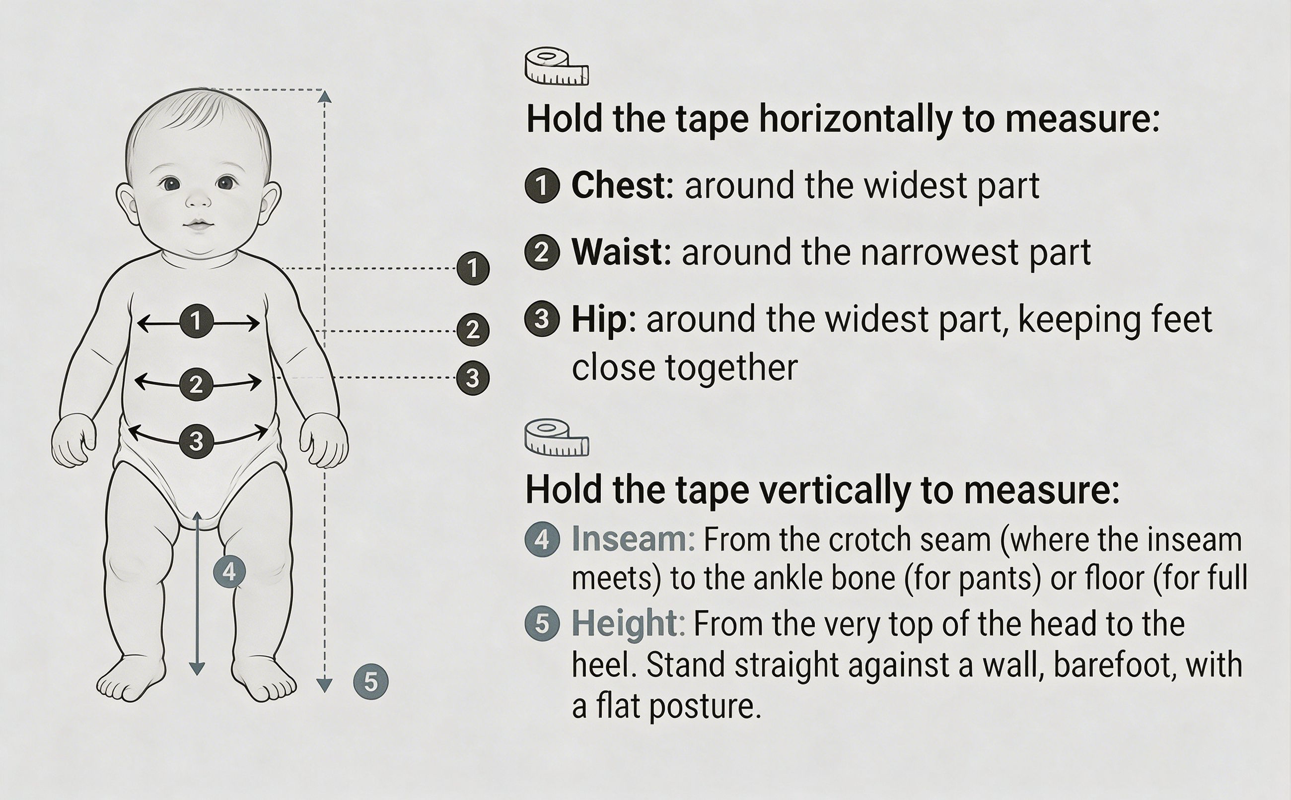 Baby How to Measure