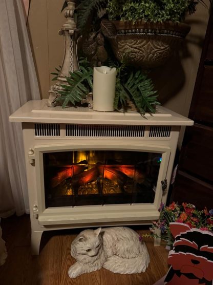 Freestanding Electric Fireplace Stove Heater