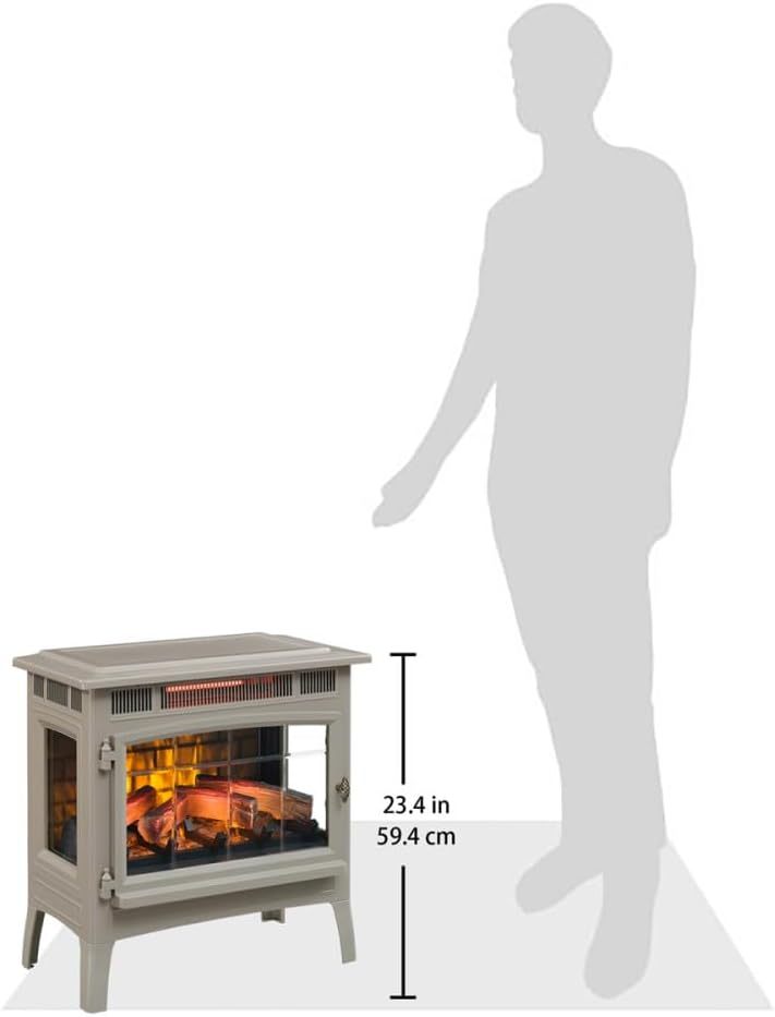 Freestanding Electric Fireplace Stove Heater