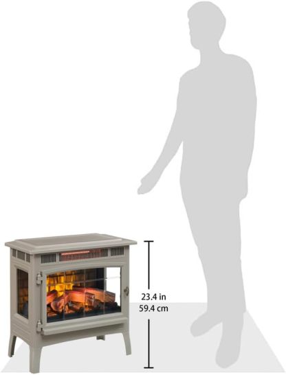 Freestanding Electric Fireplace Stove Heater