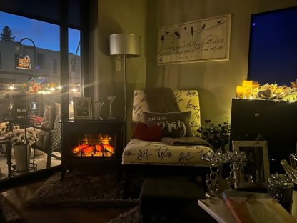Freestanding Electric Fireplace Stove Heater