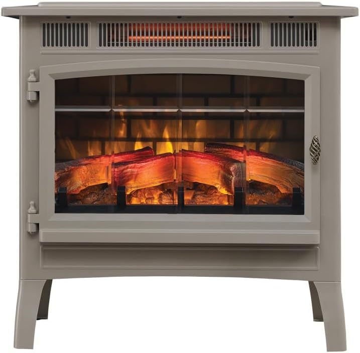 Freestanding Electric Fireplace Stove Heater