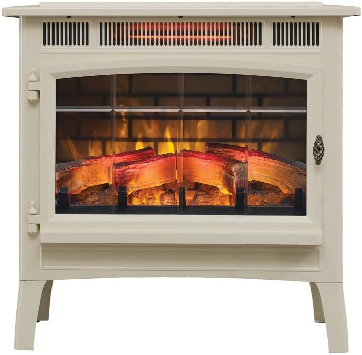 Freestanding Electric Fireplace Stove Heater