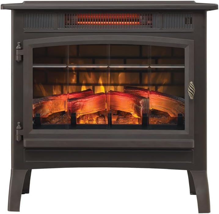 Freestanding Electric Fireplace Stove Heater