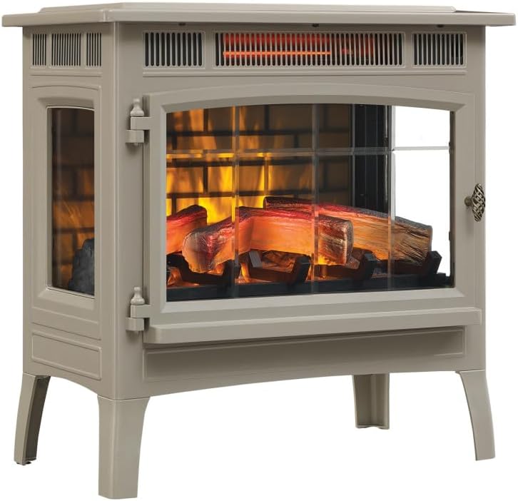 Freestanding Electric Fireplace Stove Heater