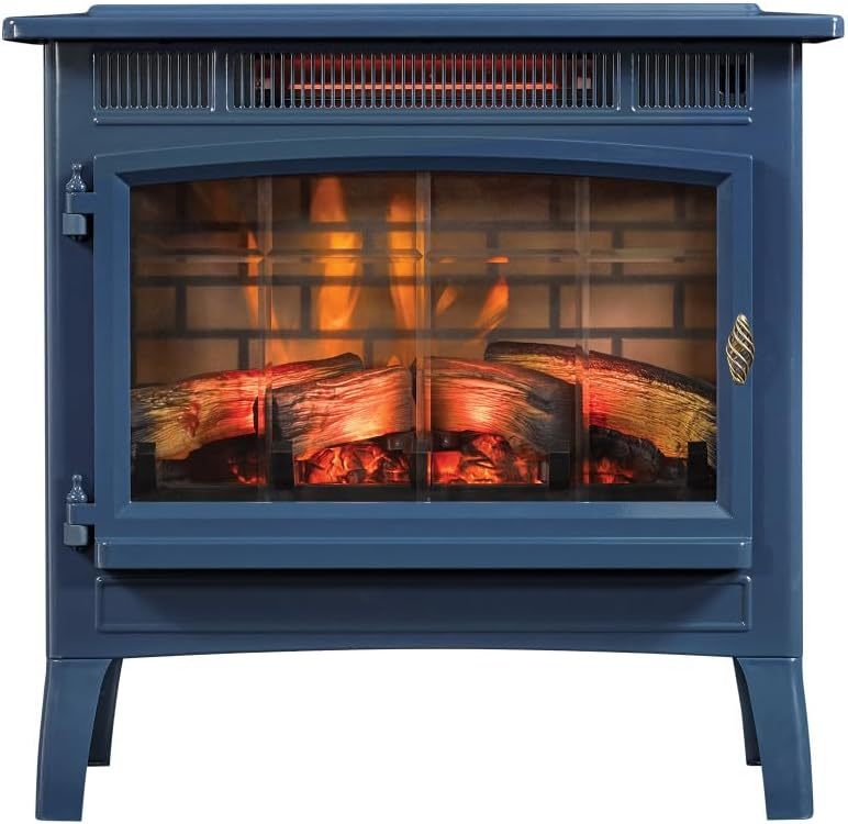 Freestanding Electric Fireplace Stove Heater