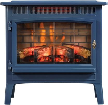 Freestanding Electric Fireplace Stove Heater