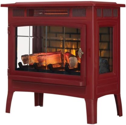 Freestanding Electric Fireplace Stove Heater