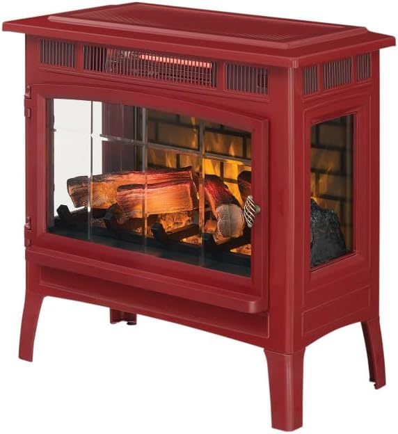 Freestanding Electric Fireplace Stove Heater
